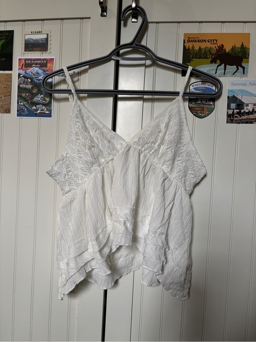 Shein Ruffle Lace Top